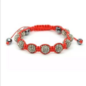 10mm Crystal Disco Ball Macramé Shamballa Bracelet